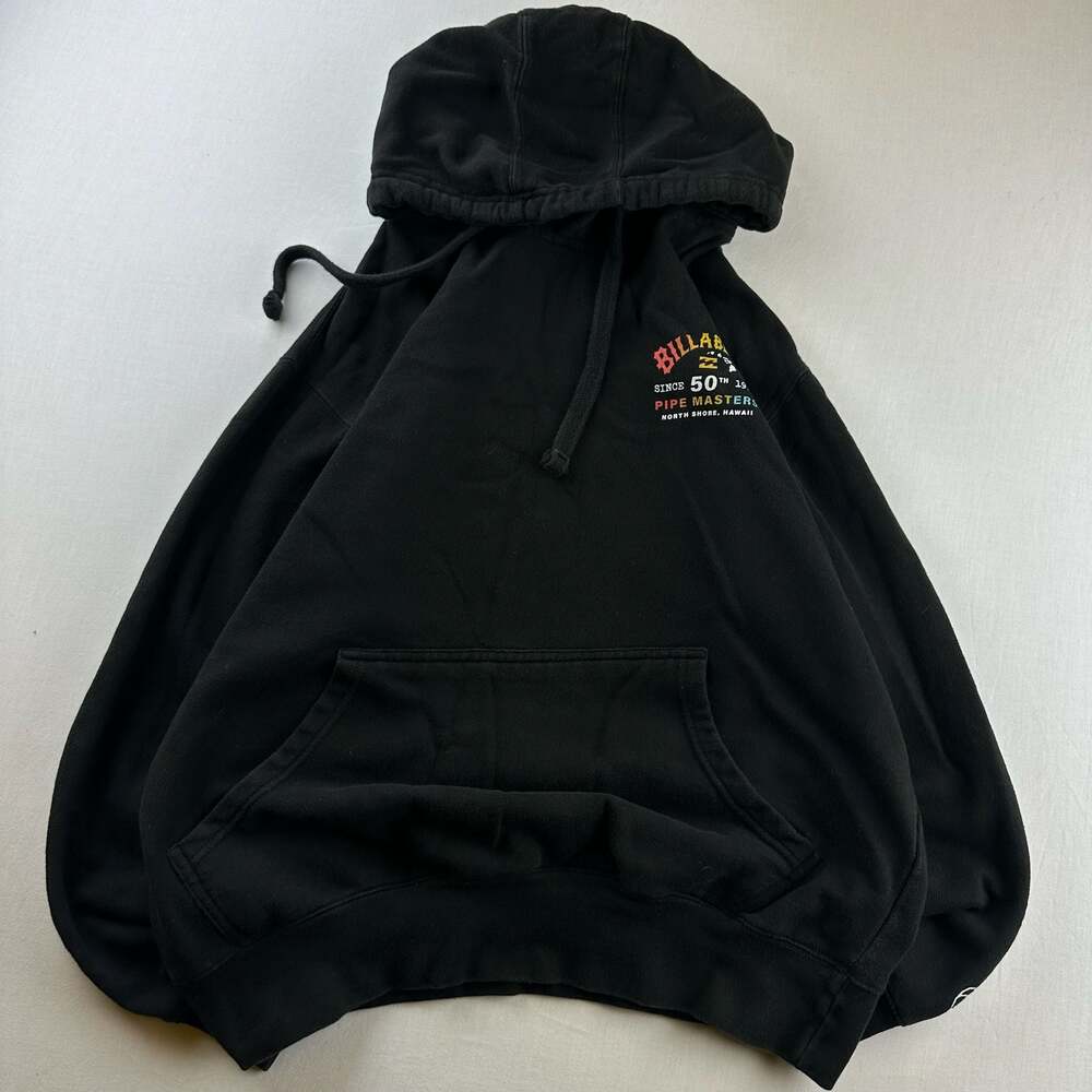 Billabong Pipe Masters 50th North Shore Hawaii Black Hoodie